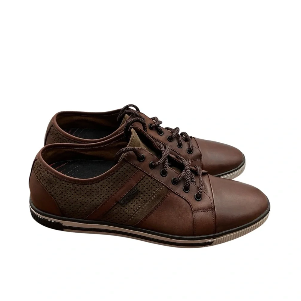 Cole Haan Men's Tan and‎ Brown Leather Oxfords size 9